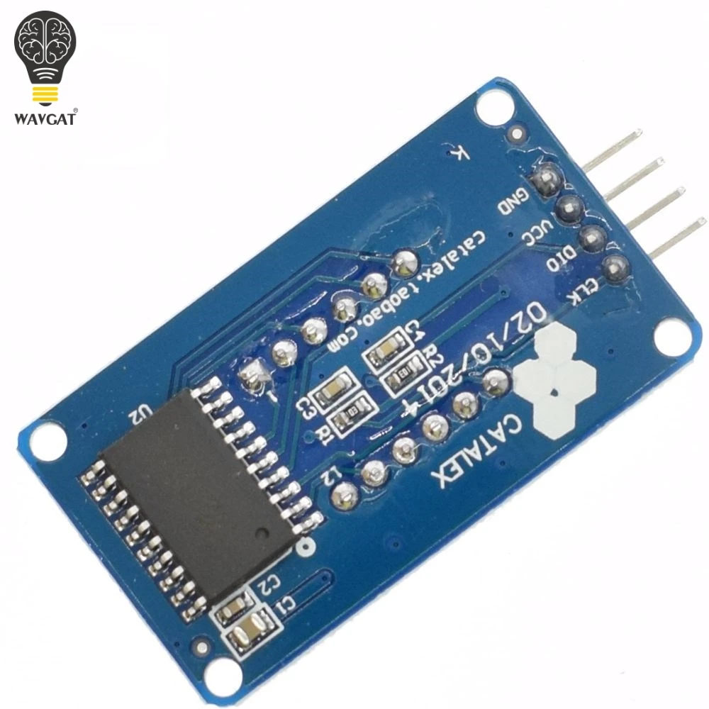 TM1637 светодиодный модуль дисплея для Arduino 7 сегментов 4 бит 0 36 дюйма часы красная
