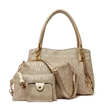 New Arrival 4 Pieces font b Set b font Messenger Bag Women s Bags Shoulder Large