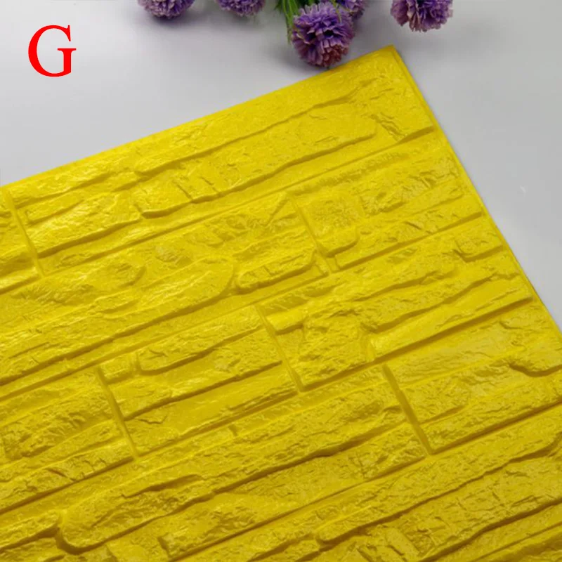 Кирпич обои 2019TOP DIY 3D Кирпич ПЭ пены панели обоев комнаты наклейка каменное украшение тиснением G90531