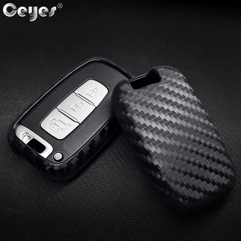 Carbon fiber key cover for HYUNDAI (1)