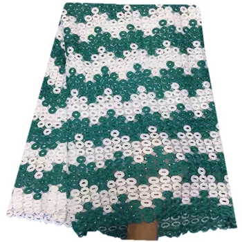 

Latest Fabric Lace 2018 African Cord Lace High Quality Multi Color Cord Lace African Guipure Lace Fabric For Wedding Dress