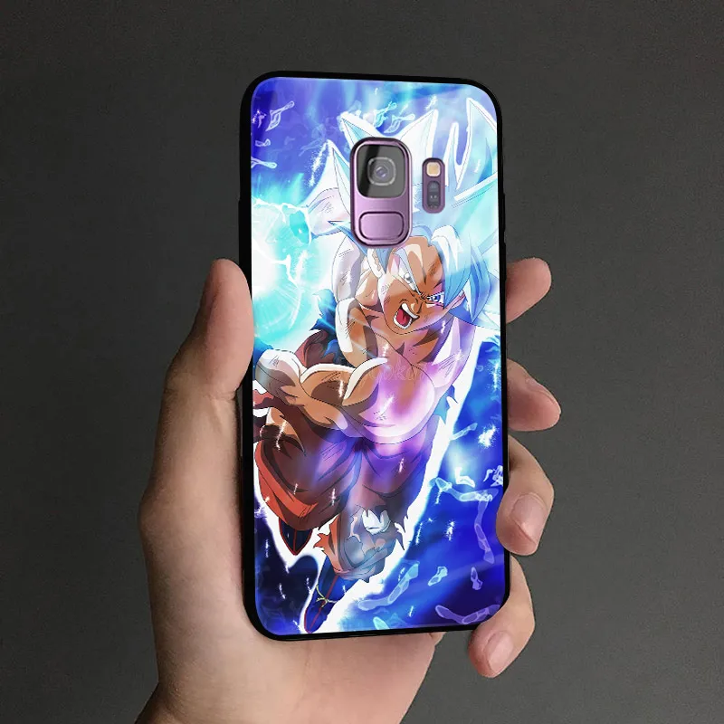 Dragon Ball Z Super DBZ DBS мягкий силиконовый стеклянный чехол для телефона для samsung Galaxy S8 S9 S10e S10 Note 8 9 10 Plus - Цвет: AE 1769