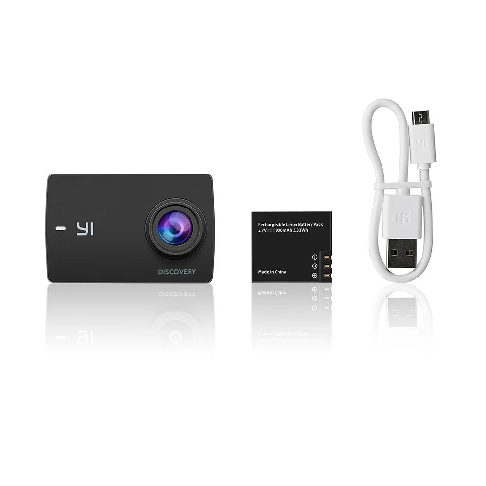 Международная Экшн камера YI Discovery интерполированная 4K 20fps 8MP 16MP Водонепроницаемая