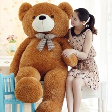 Чучело 120 см галстук мишки плюшевые игрушки коричневый мишки кукла подарок t6095