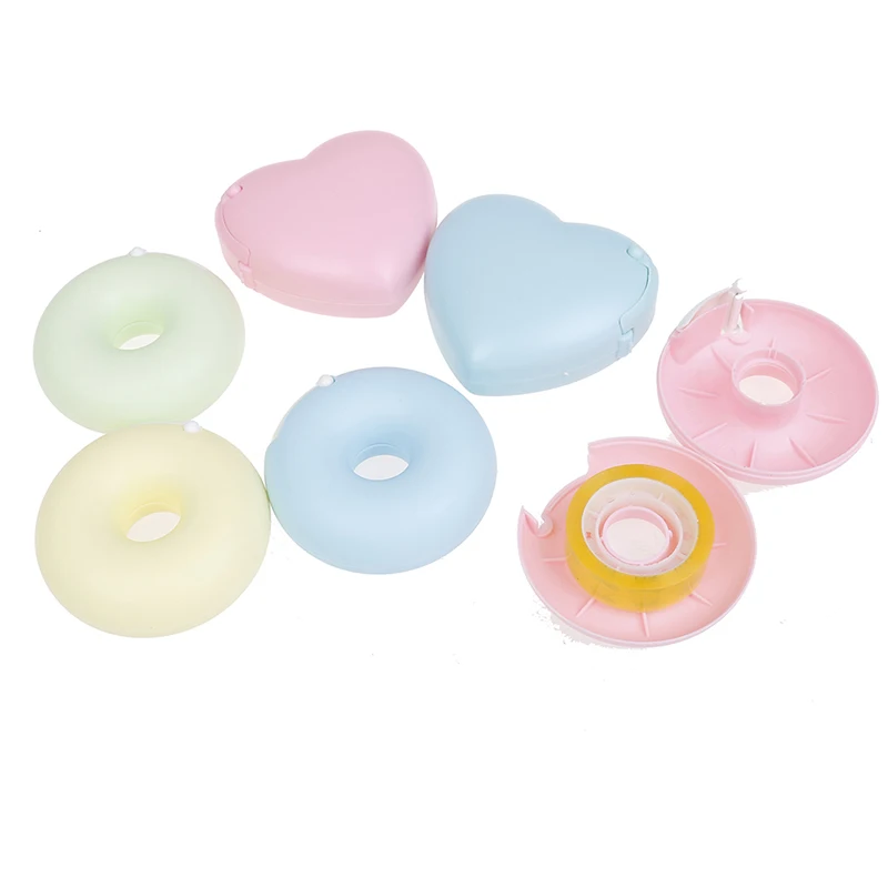 1X Masking Tape Cutter Design Of Love Heart/Donut Shape Eyelash Split Office New | Красота и здоровье
