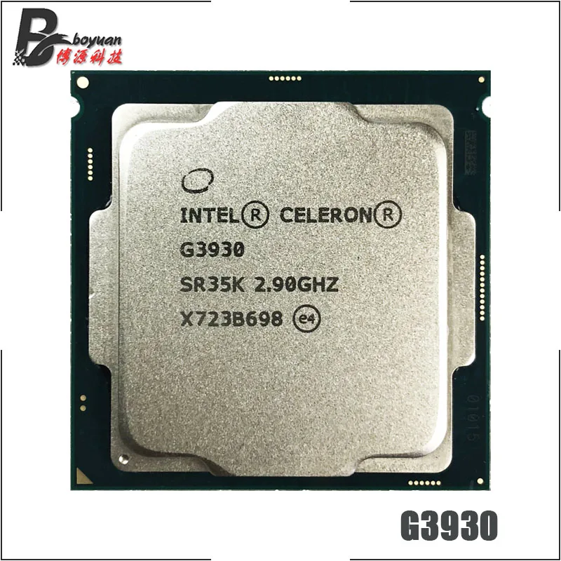 Procesador de CPU Intel Celeron G3930, procesadores de doble núcleo 2,9 GHz y doble subproceso 2M 51W LGA 1151
