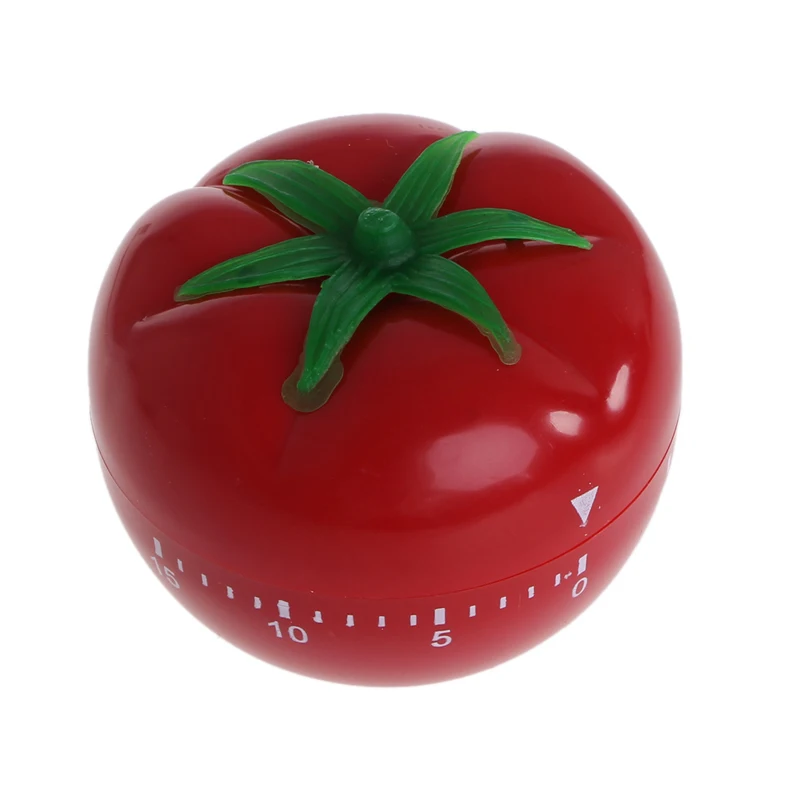 

Usable Tomato Shape Cooking Mechanical Timer Kitchen Gadgets Countdown Reminder