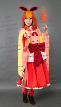 Pocket Monster Pokemon Eevee Flareon Pyroli Flamara Cosplay del traje del Anime de encargo cualquier tamaño