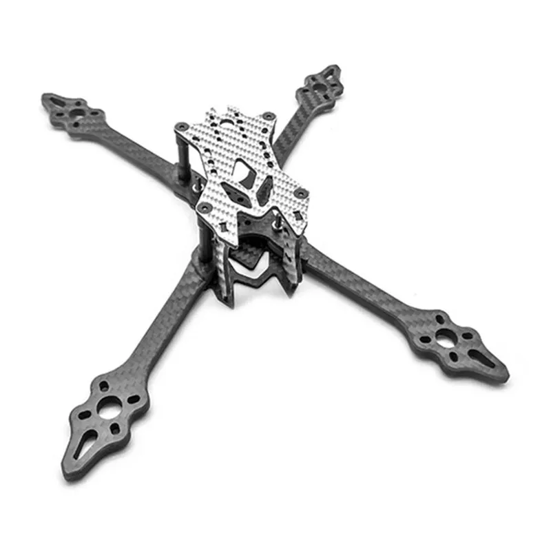 

EXUAV VX215R 215mm Wheelbase 5mm Arm 3K Carbon Fiber X Type Frame Kit for RC Drone FPV Racing Multicopter Parts DIY Toy Models