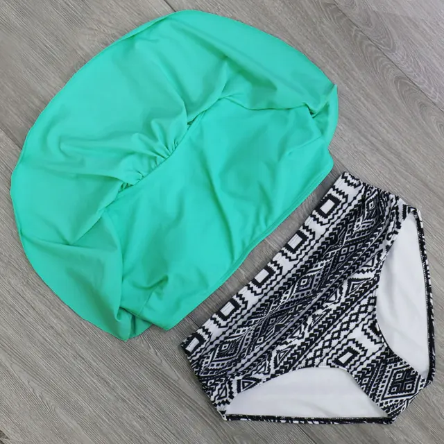 2018 Bikinis kobiety stroje kąpielowe Wysoka talia strój kąpielowy Halter sexy bikini zestaw retro kąpielówki plus rozmiar stroje kąpielowe XXL tanie i dobre opinie Bikinis Set TL299 Patchwork Floral Solid sporlike Acetate Polyester Spandex Cotton Wire Free Women Female Girl Lady S M L XL XXL 2018 Bikinis kobiety stroje kąpielowe Wysoka talia strój kąpielowy Halter sexy bikini zestaw retro kąpielówki plus rozmiar stroje kąpielowe XXL tanie i dobre opinie Bikinis Set TL299 Patchwork Floral Solid sporlike Acetate Polyester Spandex Cotton Wire Free Women Female Girl Lady S M L XL XXL