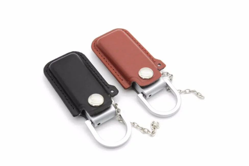 JASTER usb 2.0 Fashion 2 colors Leather USB Flash Drive 4GB 8GB 16GB 32GB keychain Pendrive 32GB flash Memory stick Pen Drive best usb flash drive