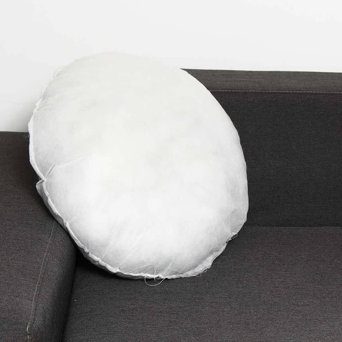 Round Solid Color Cushion Core Soft Pillow Inner PP Cotton Insert Filler Cushion Filling Home Living Room Sofa Car Decor 50x50cm - Цвет: 50X50CM