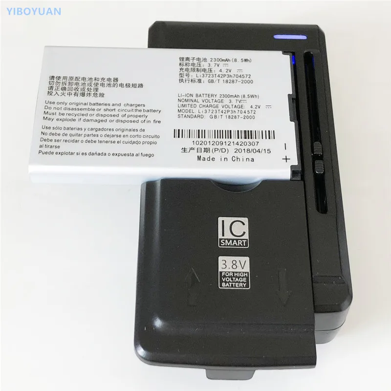 

3.7V 2300mAh Li3723T42P3h704572 For ZTE MF90 MF90+ MF90Plus MF90G MF90M MF90S MF90U MF90C MF90C1 Battery + SS-C1 Charger