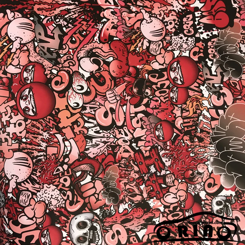 JMD Sticker Bomb Vinyl Film Wrap-4