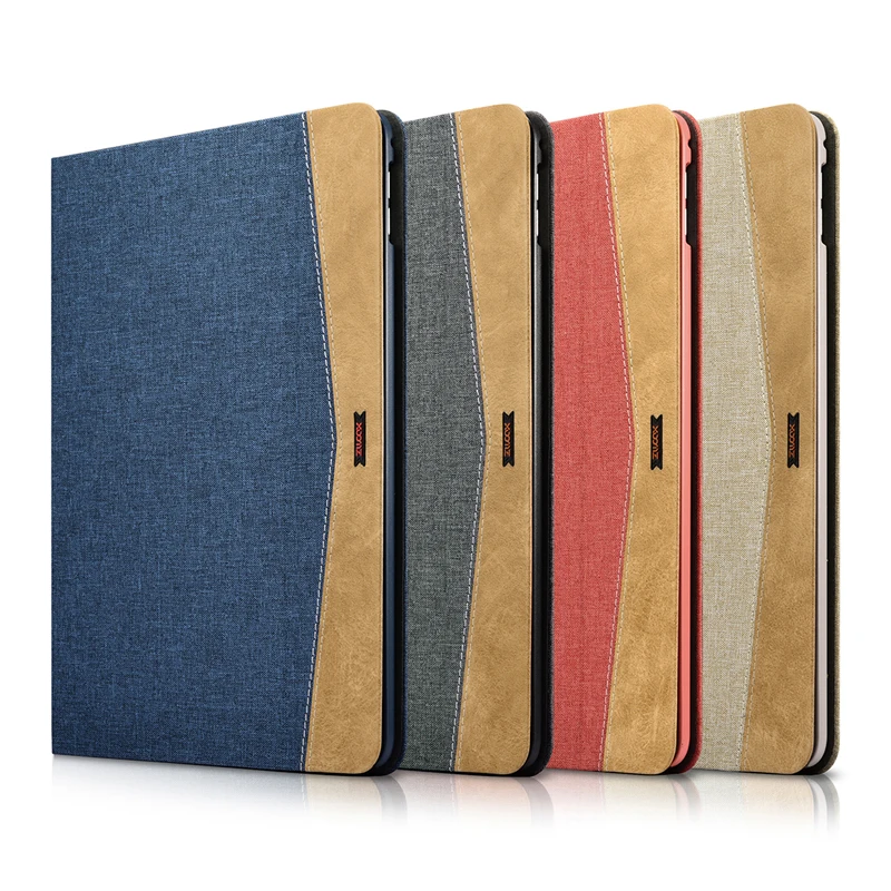 XOOMZ Brand for iPad Air 2 Case Simple Fabric+PC Folio Erudition Foldable Stand Smart Cover | Компьютеры и офис