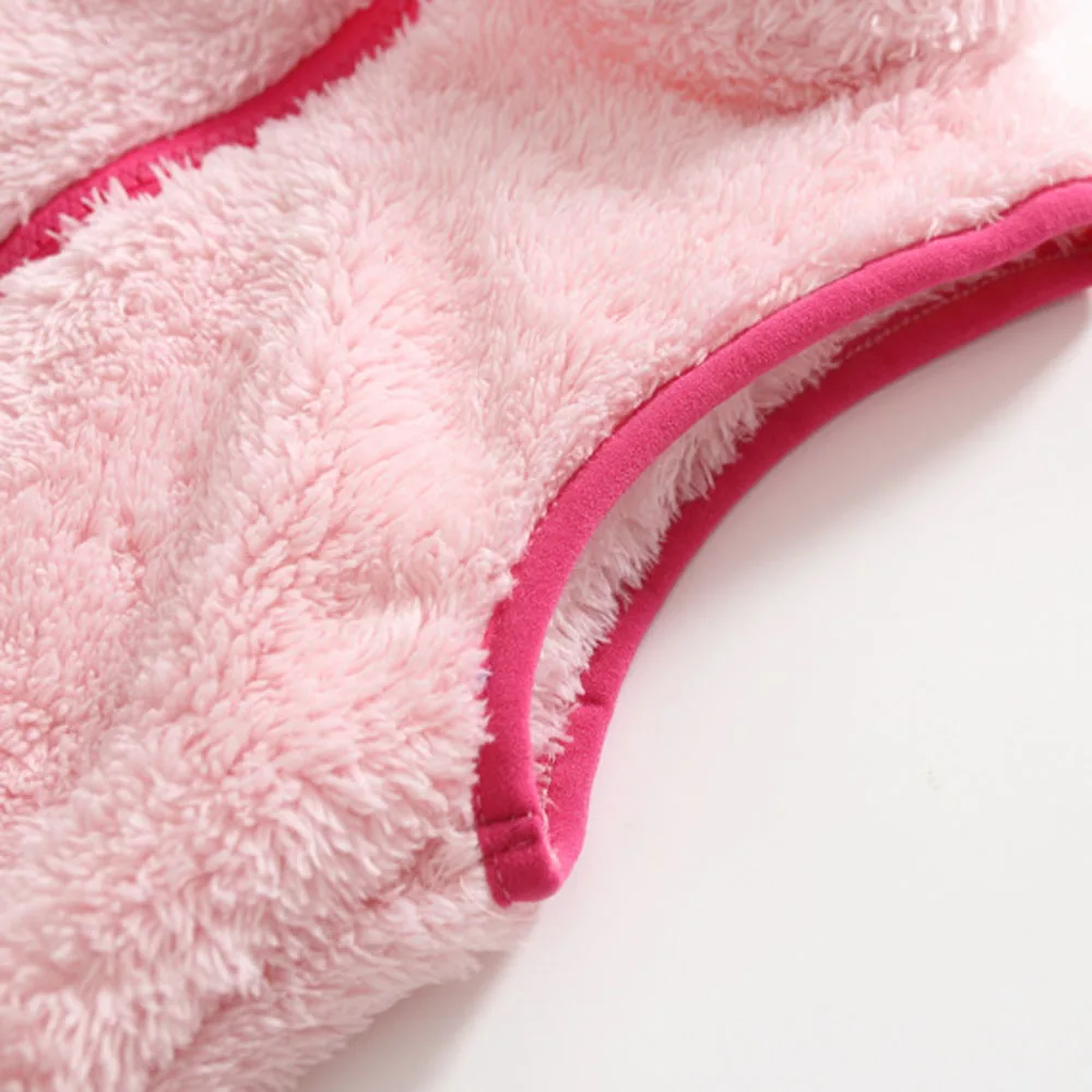 Colete de Pelúcia Colete de Veludo Roupas de Menina Roupas sem Mangas Menino Outerwear Fleece Encabeça Garoto Jaqueta Cabolsa Primavera Colete Criança 8 High Quality Mamãe e Bebê