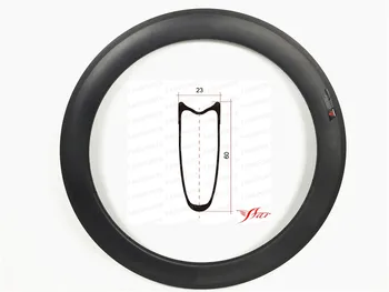

Far Sports carbon tubular rims 60mm deep lightweight jante carbone route for racing bicycle high Profile TT rims