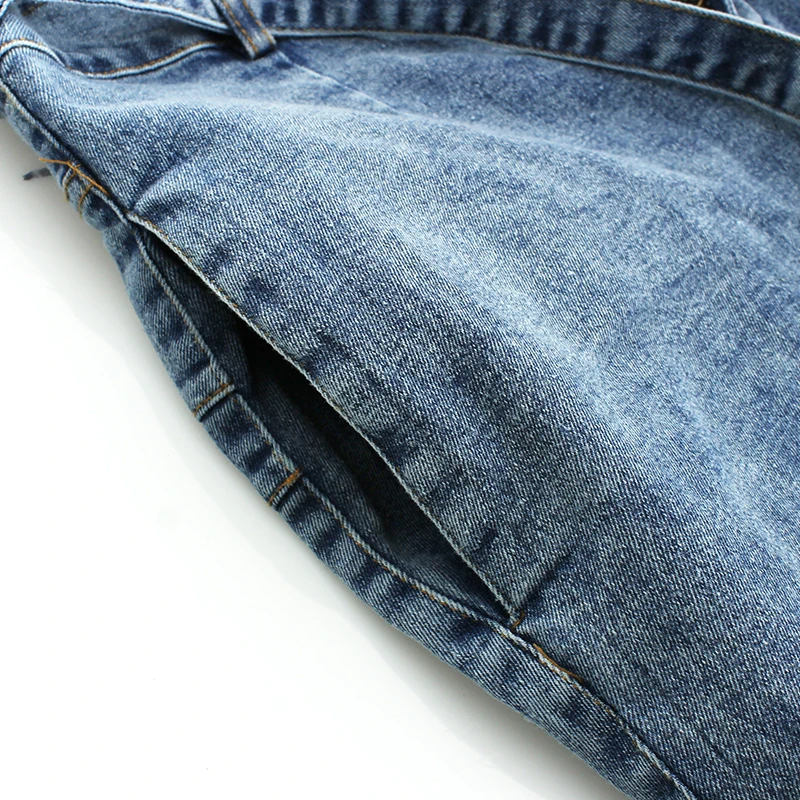 High Waist Jeans Women Streetwear Bandage Denim Plus Size Jeans Femme Pencil Pants Skinny Jeans