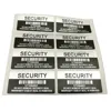 100 Silver Color VOID Security Labels Removed Tamper Evident Warranty Sealing Sticker With Serial Number And Barcode ► Photo 2/5