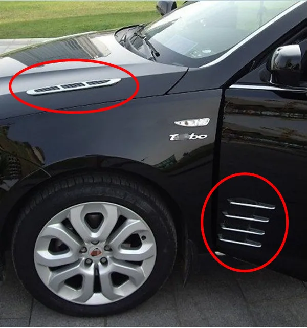 Для Mitsubishi ASX Outlander Lancer EX/Hyundai Solaris IX35 автомобильные ABS хромированные наклейки для