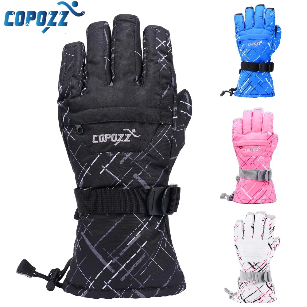Brand Men Women Skiing TPU Waterproof Bag Ski Gloves Motorcycle Winter Snowmobile Snowboard Gloves Warm Ride