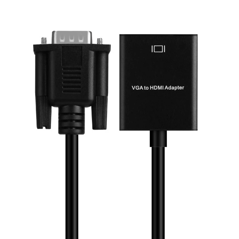 Преобразователь из Vga в Hdmi компьютерный монитор к ТВ Vga к Hdmi с аудио