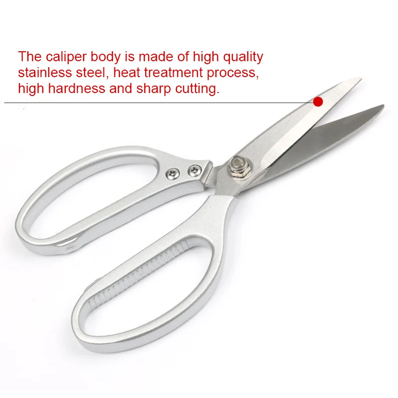 

Newly Kitchen Shears Stainless Steel Scissors with Non-Slip Handles for Household Daily Use TE889