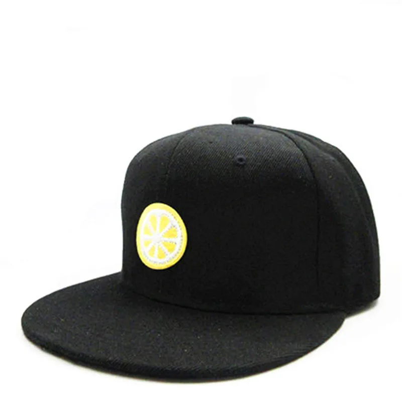 

LDSLYJR Lemon fruit embroidery cotton Baseball Cap hip-hop cap Adjustable Snapback Hats for men and women 276