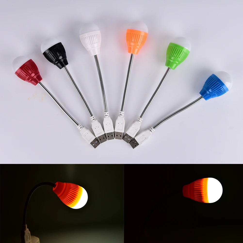 

1Pcs Mini Desk lamps Reading Bulb Book light USB LED Night Light Ultra Bright for Notebook Computer Desktop PC laptop Book Light