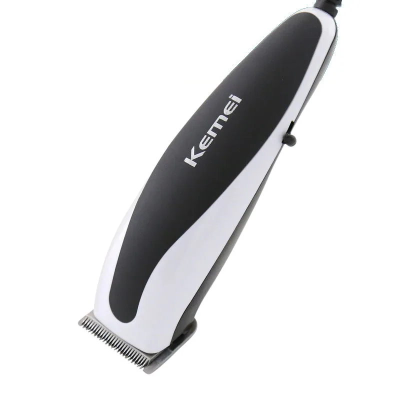 

Kemei KM-08-51 Black+white ABS 220-240V 50Hz Electric shaving head barber hair clipper