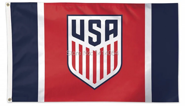 Image USA Soccer 2016 Flag 150X90CM MLS 3X5FT Banner 100D Polyester grommets custom009, free shipping