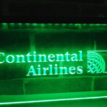 LG027-Continental airlines светодиодный неоновый свет знак повесить знак домашнего декора ремесла