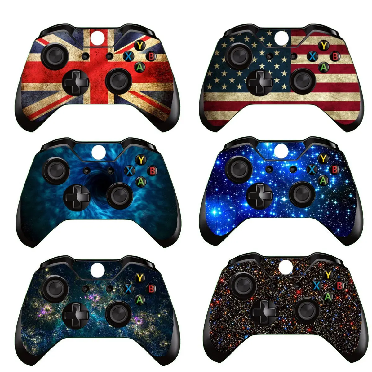 

Skin Sticker Colorful Sky Flag Pattern Poly Vinyl For Handle British Flag,America Flag,Blue Black Hole,Constellation