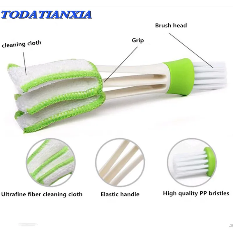 

Car Air Outlet Vent Brush Interior Accessories FOR fiat 500 renault clio nissan march renault duster polo 9n vw golf