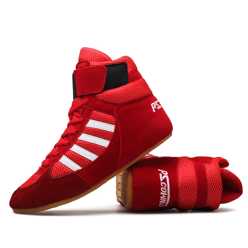 فيريساين المصارعة للرجال التدريب أصيلة الأحذية وتر في نهاية الجلود أحذية رياضية المهنية الملاكمة فيريساين المصارعة للرجال التدريب أصيلة الأحذية وتر في نهاية الجلود أحذية رياضية المهنية الملاكمة