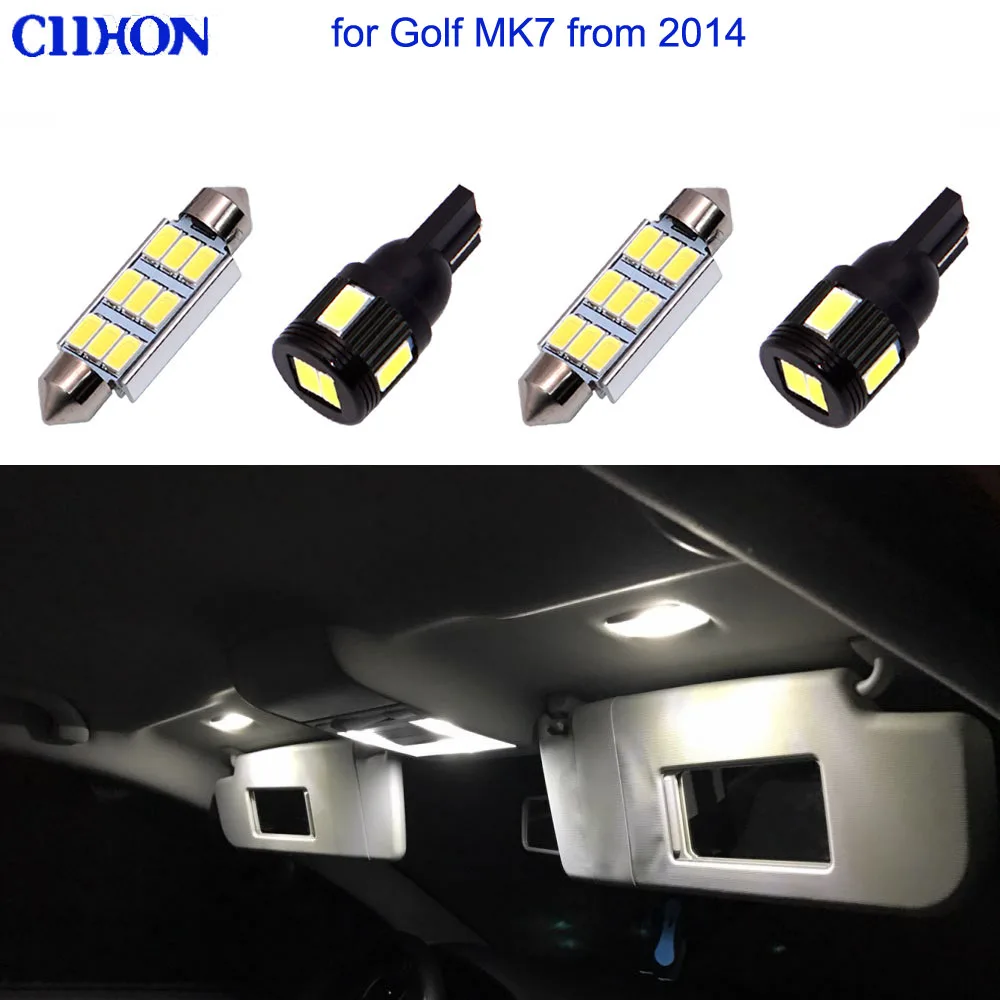 Buy Ciihon 8pcs Car LED Lights for VW Golf 7,Auto