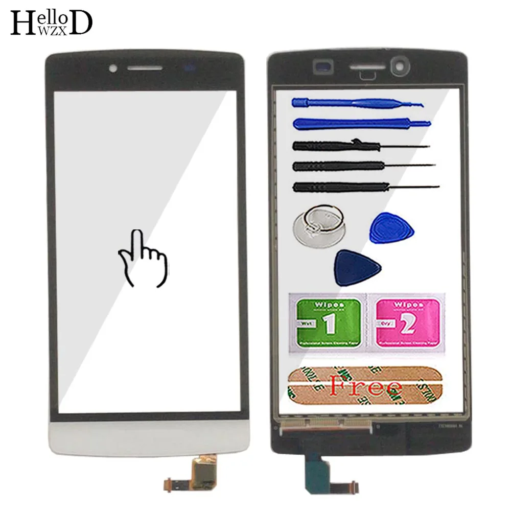 

5'' Mobile Touch Screen For TP-Link Neffos C5 Touch Digitizer Panel TouchScreen Sensor Repair Parts Touch Screen Tools 3M Glue