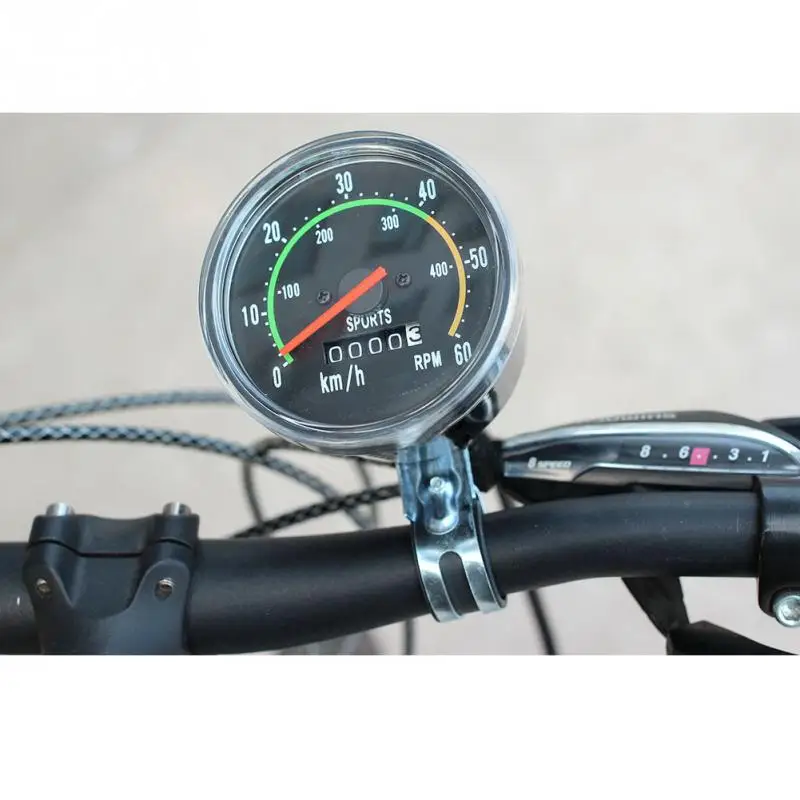 Bicycle Speedometer Mountain Mechanical Road Bike Cycling Odometer ... - Bicycle SpeeDometer Mountain Mechanical RoaD Bike Cycling ODometer Classical Style Mechanical SpeeDometer