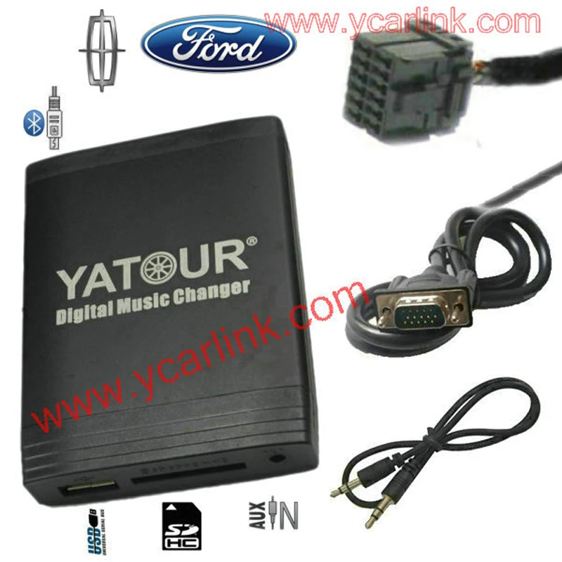 USB MP3 Bluetooth Adapter Ford 6000CD 5000C 6006CDC Freisprecheinrichtung Aux 