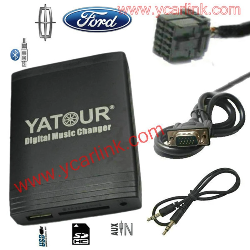 Yatour для Ford Focus MK1 6000cd Aux 6000CD RDS EON 5000RDS Автомобильный MP3 плеер USB адаптер Bluetooth