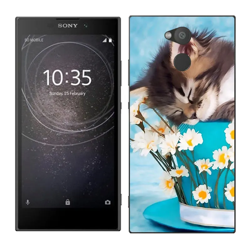 5,2 дюйма для sony Xperia XA2, чехлы для телефонов, спящий рисунок, ТПУ для sony Xperia XA2, прозрачные мягкие силиконовые чехлы на заднюю панель, чехол - Цвет: 03