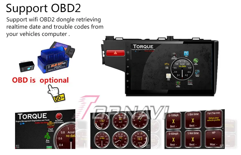 Perfect Topnavi 10.2" Quad Core Android 6.0 Car GPS Navigation for Fit for Honda Autoradio Multimedia Audio Stereo,NO DVD In Dash 25