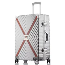 Популярные модные сумки на колёсиках бренд carry on box для мужчин Дорожный чемодан женщин мода чемодан с выдвижной ручкой алюминий рамки чемодан