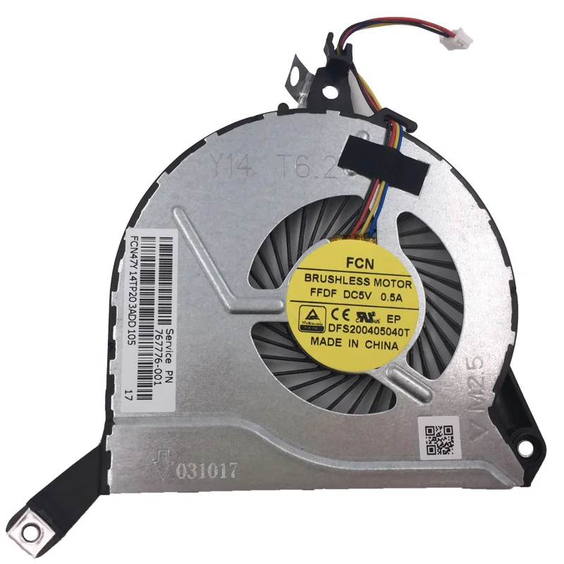 Brand New Laptop Cooling FAN for HP ENVY 15 K series KSB0705HBA05 CPU