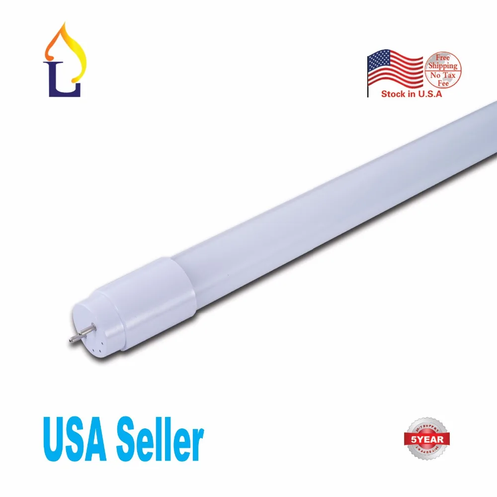 

500pcs/lot T8 LED 1/3 Tube Light 4ft 18W G13 SMD2835 28LM/led replacement fluorescent lighting Led tube lamp AC100-277V