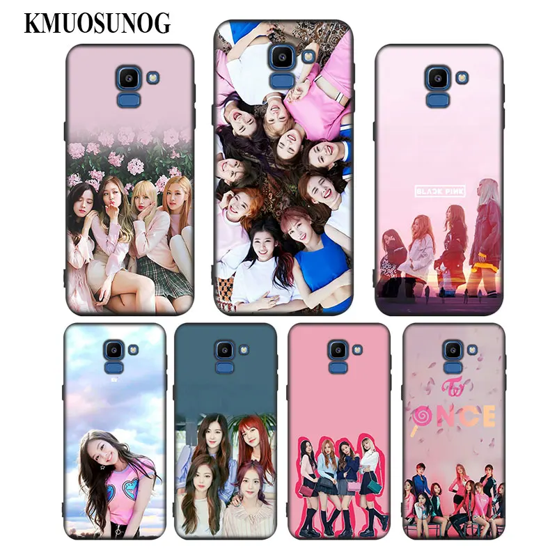 

For Samsung Galaxy j8 j7 j6 j5 j4 j3 Plus Prime 2018 2017 2016 Black Silicone Phone Case EXID KPOP girl Style