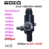 Paintball PCP HPA 4500psi Compressed Air Tank Regulator Output Pressure 800/1000/1200/1800/2000/2200/2600psi Tank 5/8