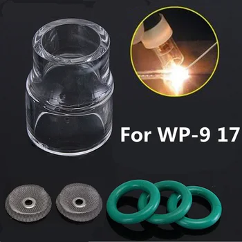 

6 Pcs TIG Weldings Torch Gas Lens #12 Pyrex Glass Cup Kit For WP17/18/26 Series