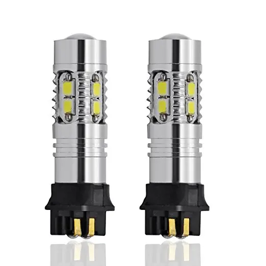 

2pc Canbus Error Free PW24W PWY24W LED Projector DRL Daytime Running Light Turn Signal Bulb For BMW F30 3 Series white 12v