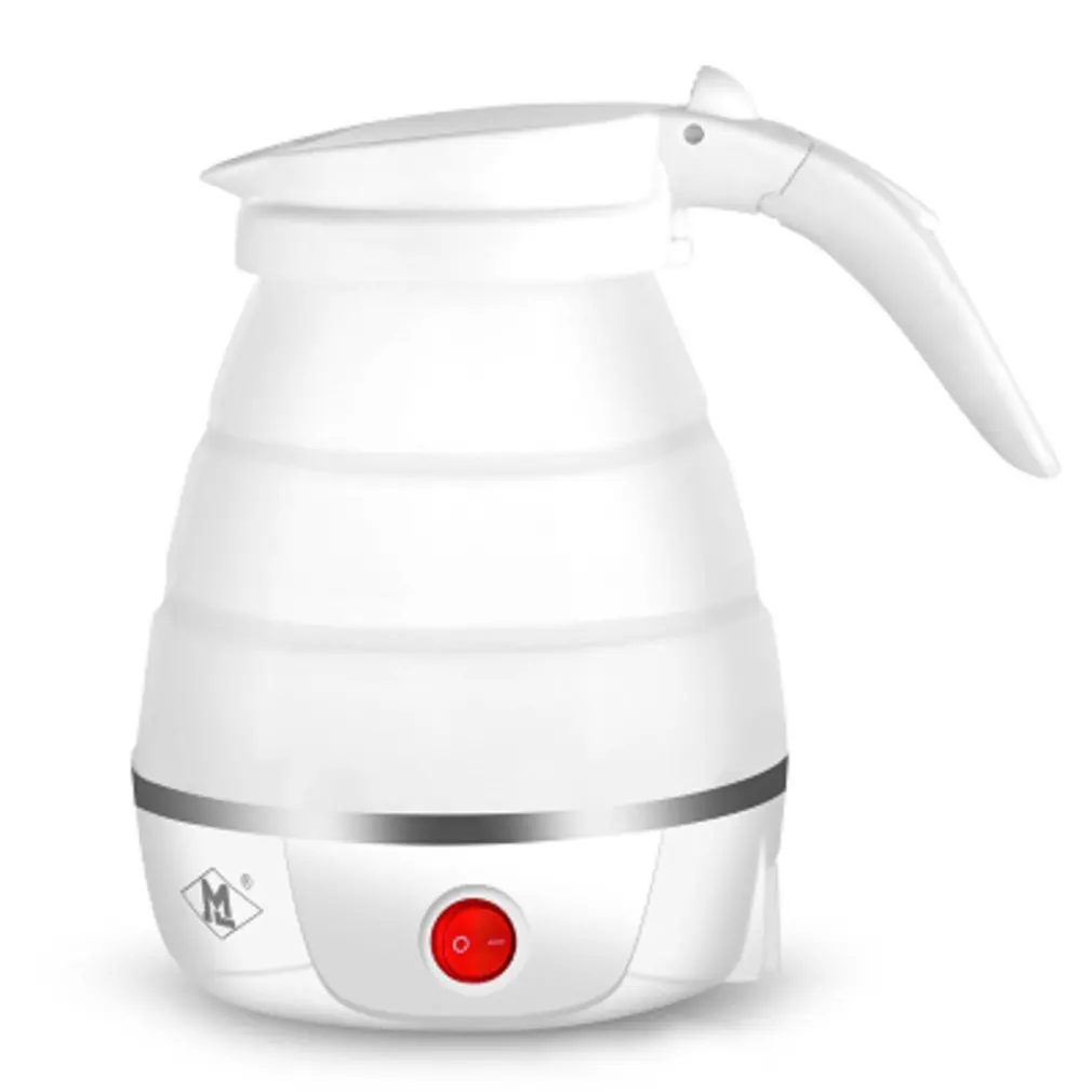 

600ML Compact Size Home Electric Kettle Durable Silicone Foldable Portable Travel Camping Water Boiler Electric Appliances